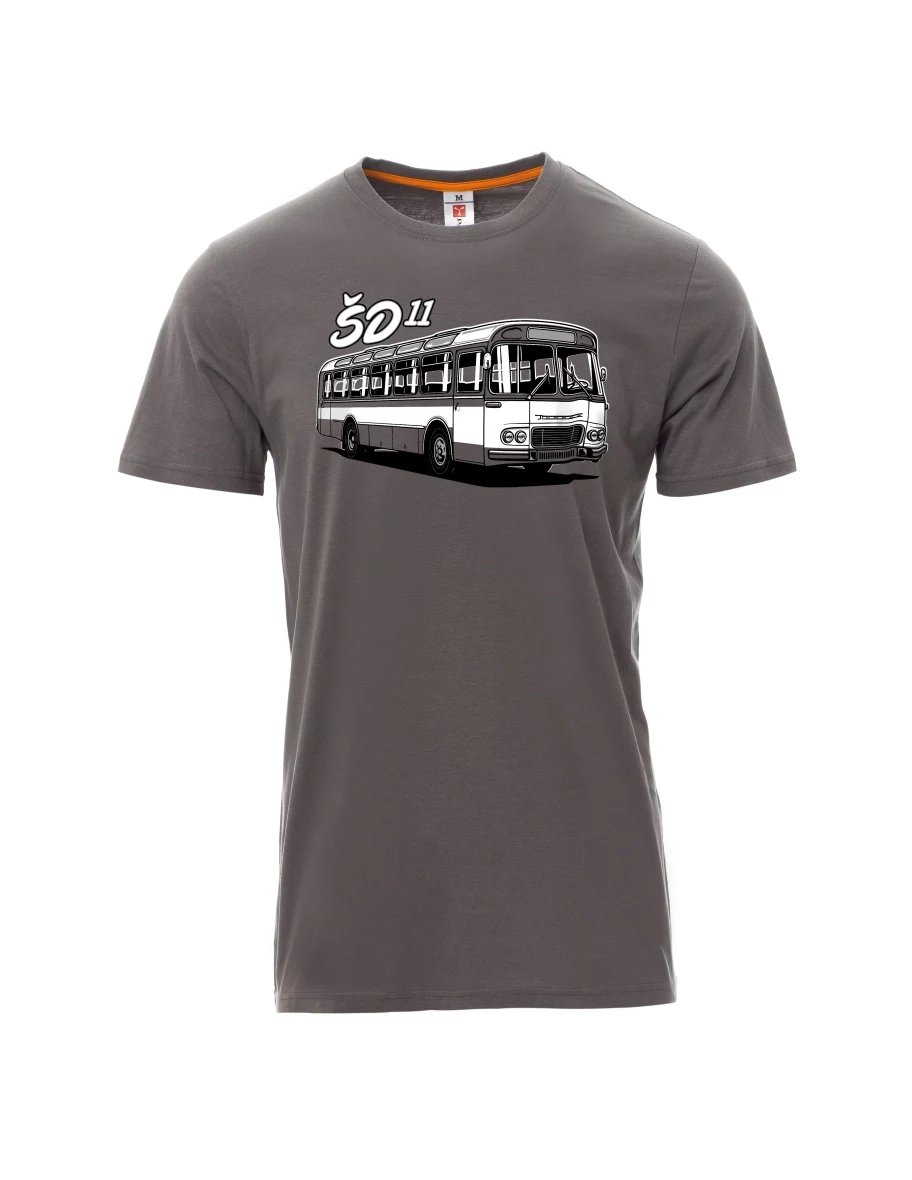 Grey men´s T-shirt Bus ŠD 11