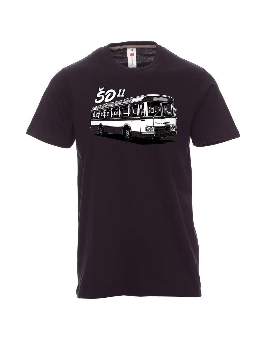 Black men´s T-shirt Bus ŠD 11