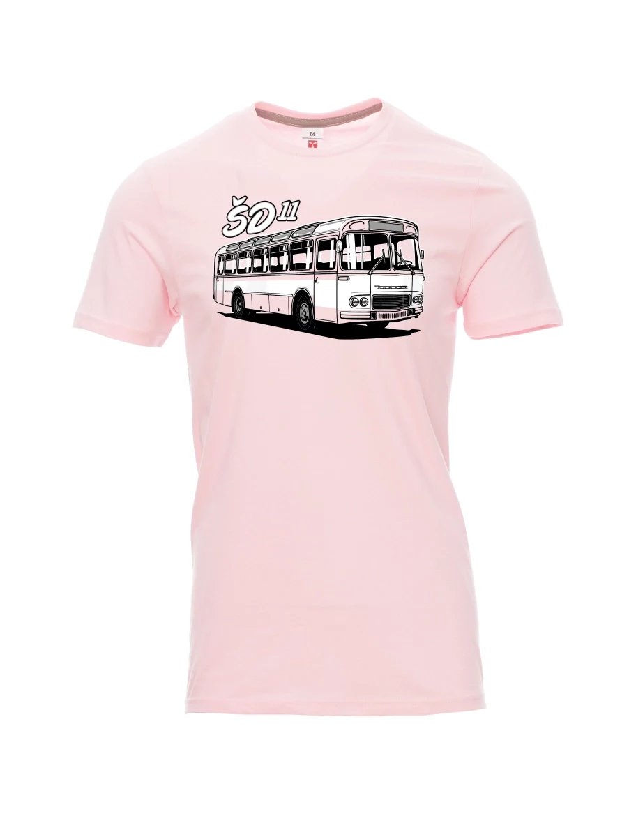 Light pink men´s T-shirt Bus ŠD 11