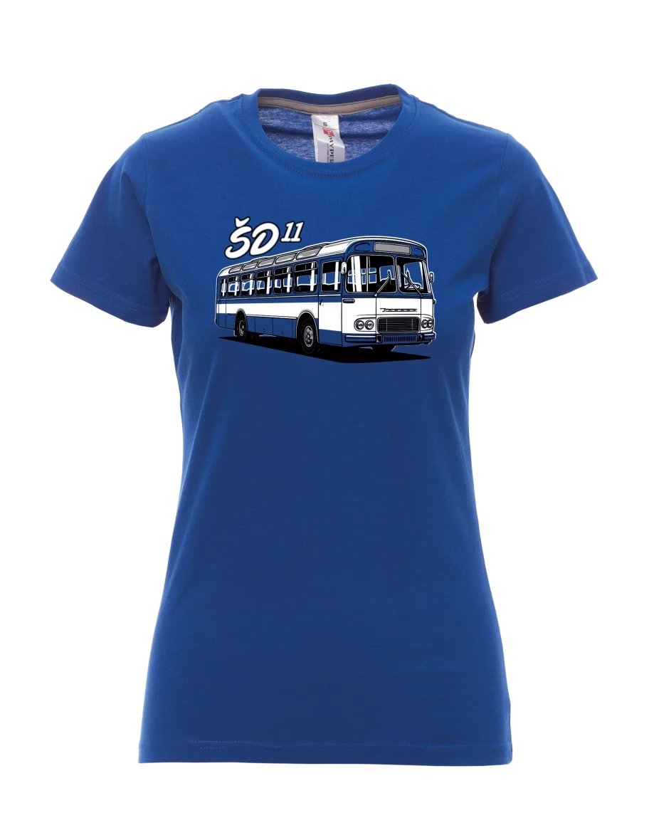 Royal blue women´s T-shirt Bus ŠD 11
