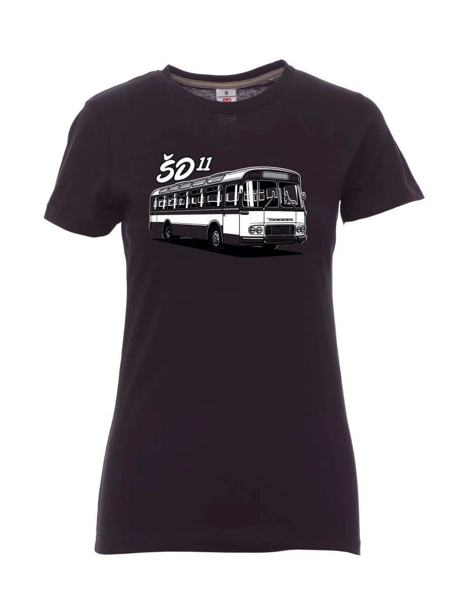 White women´s T-shirt Bus ŠD 11