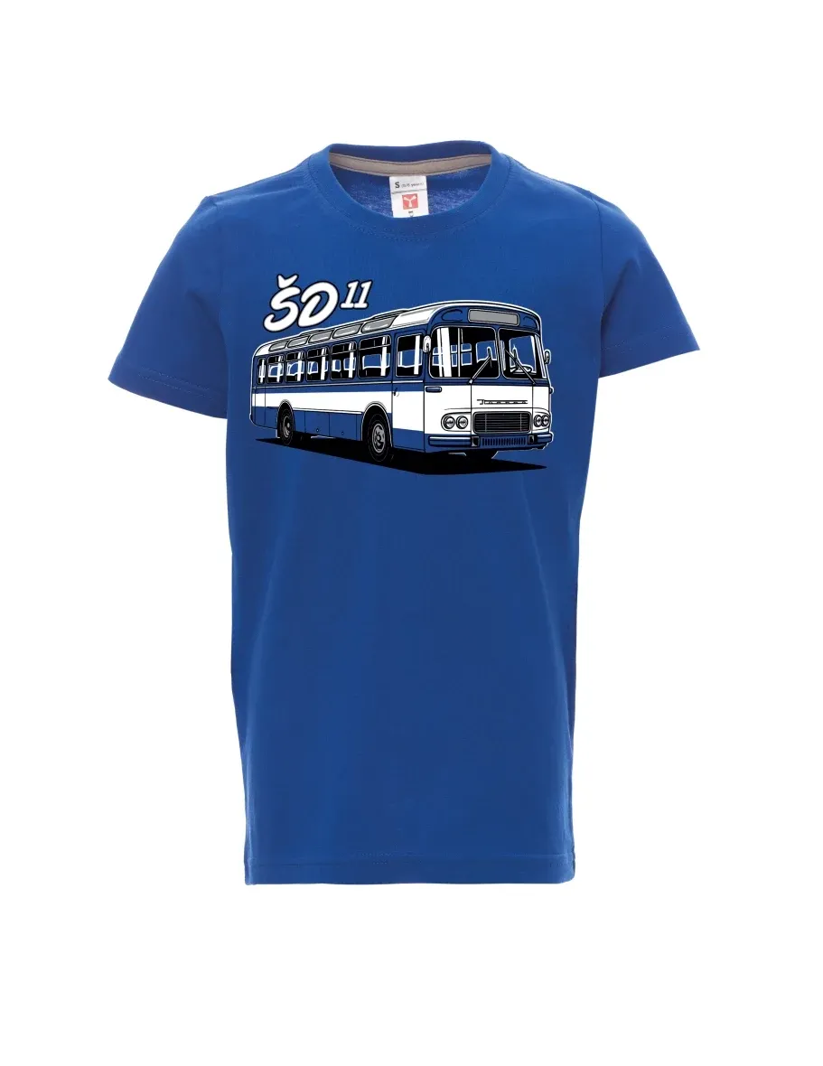 Blue children´s T-shirt Bus ŠD 11