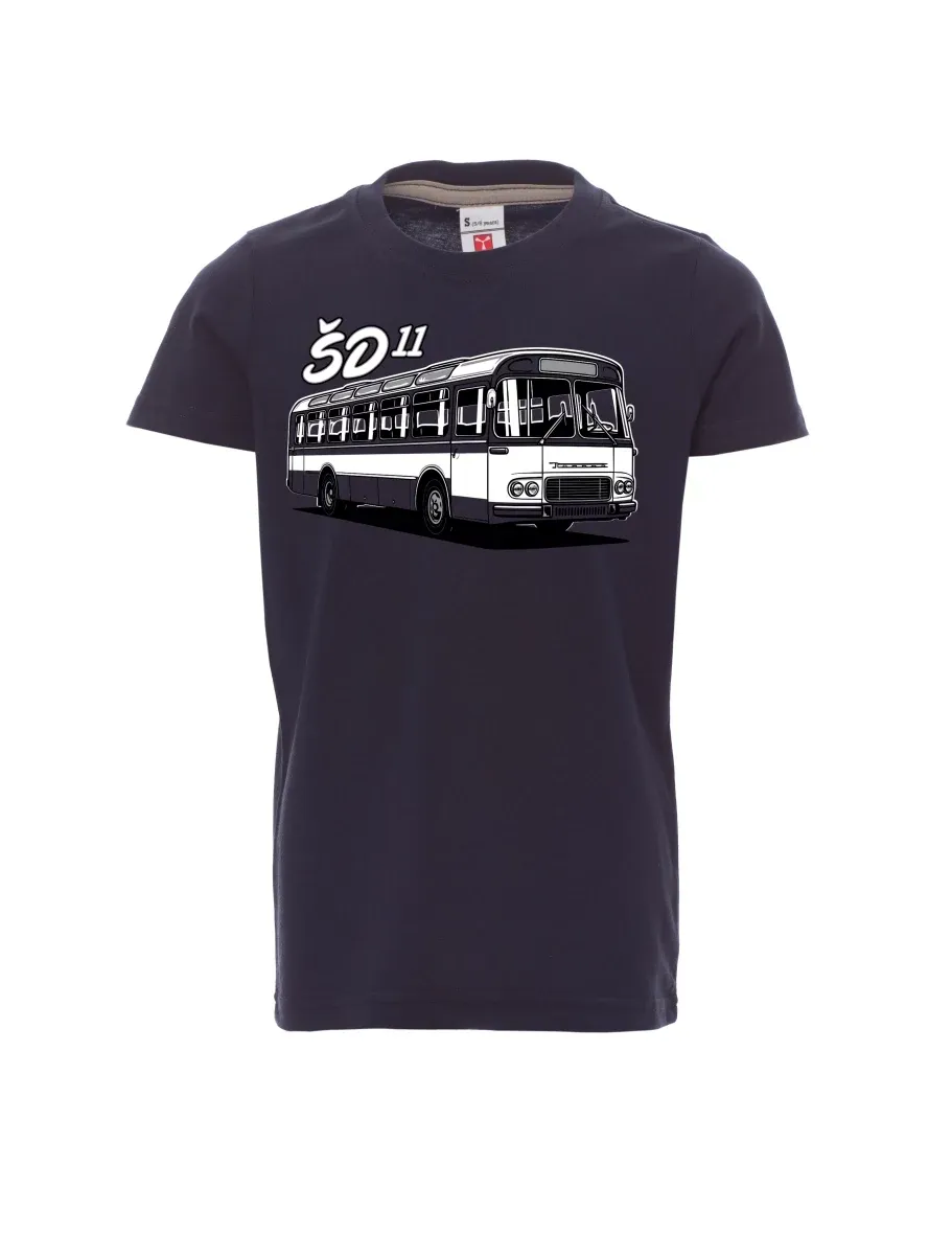 Navy children´s T-shirt Bus ŠD 11