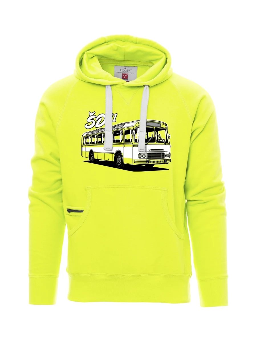 Fluorescent men´s sweatshirt Bus ŠD 11
