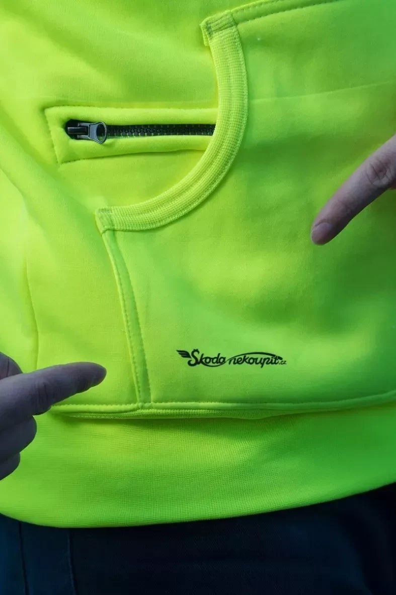 Fluorescent men´s sweatshirt Bus ŠD 11