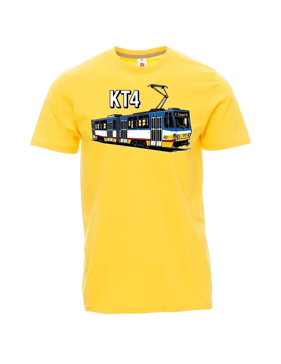 Yellow men´s T-shirt Tram KT4