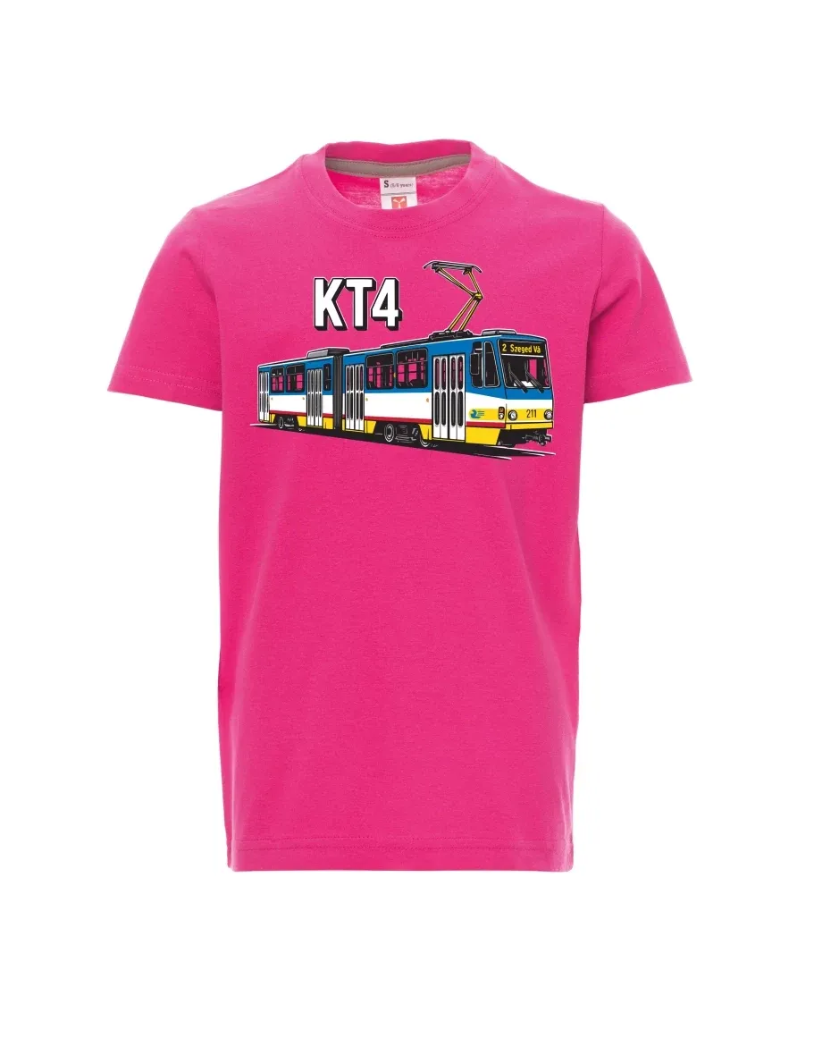 Pink children´s T-shirt Tram KT4