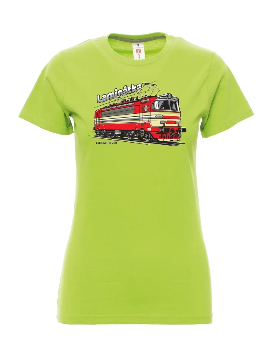 Lime women´s T-shirt Locomotive 230 “Laminátka”