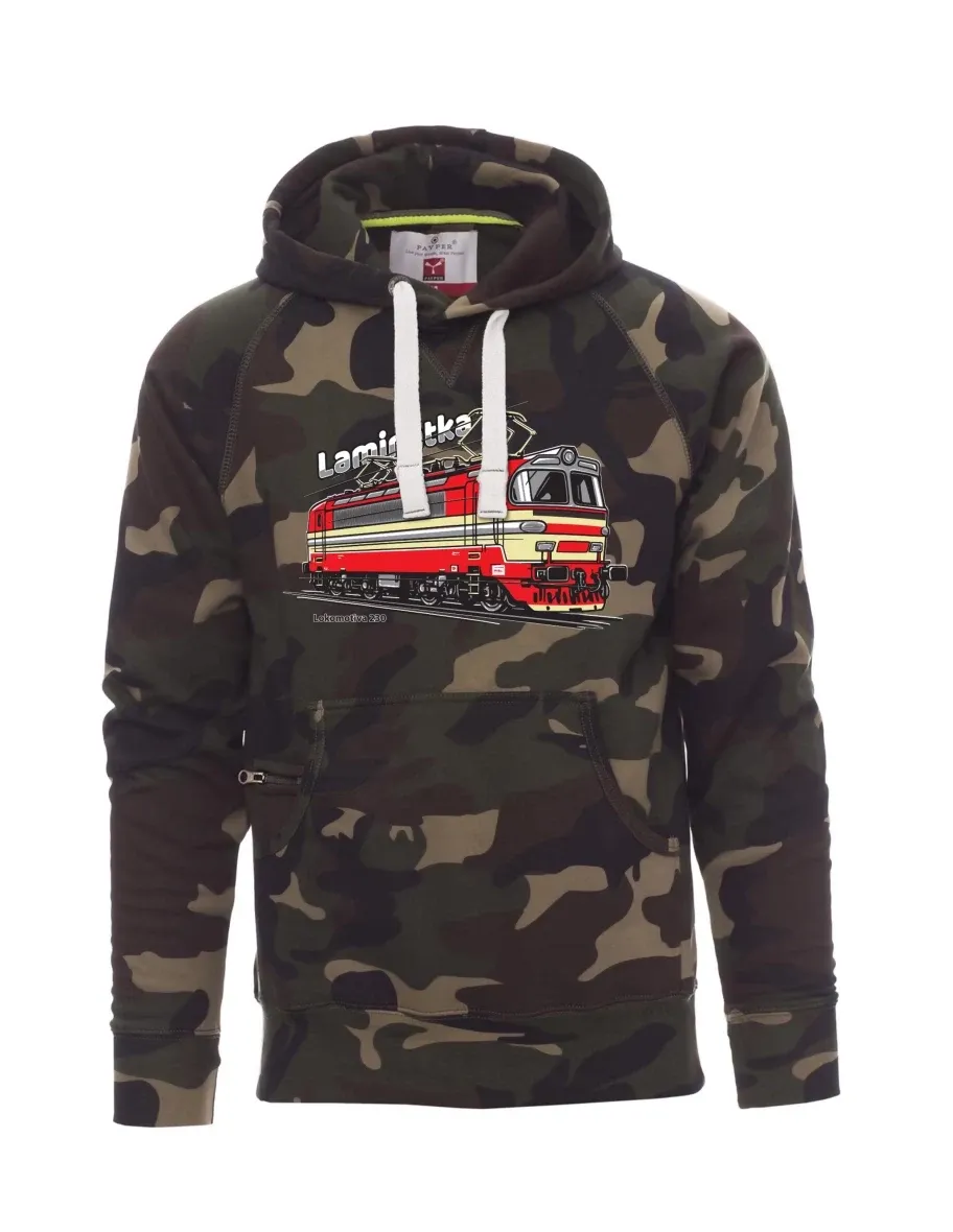 Camouflage men´s sweatshirt Locomotive 230 “Laminátka”