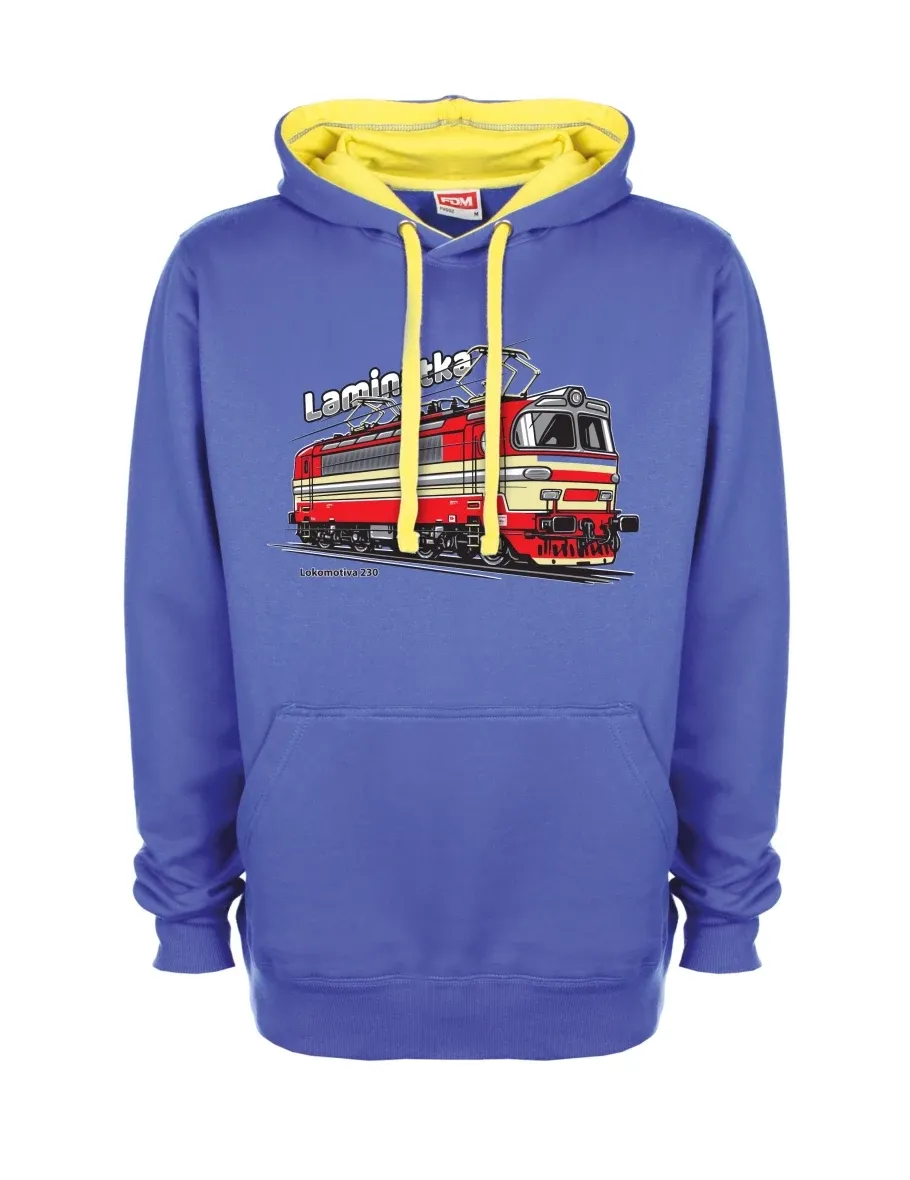 Yellow-blue sweatshirt Locomotive 230 “Laminátka”