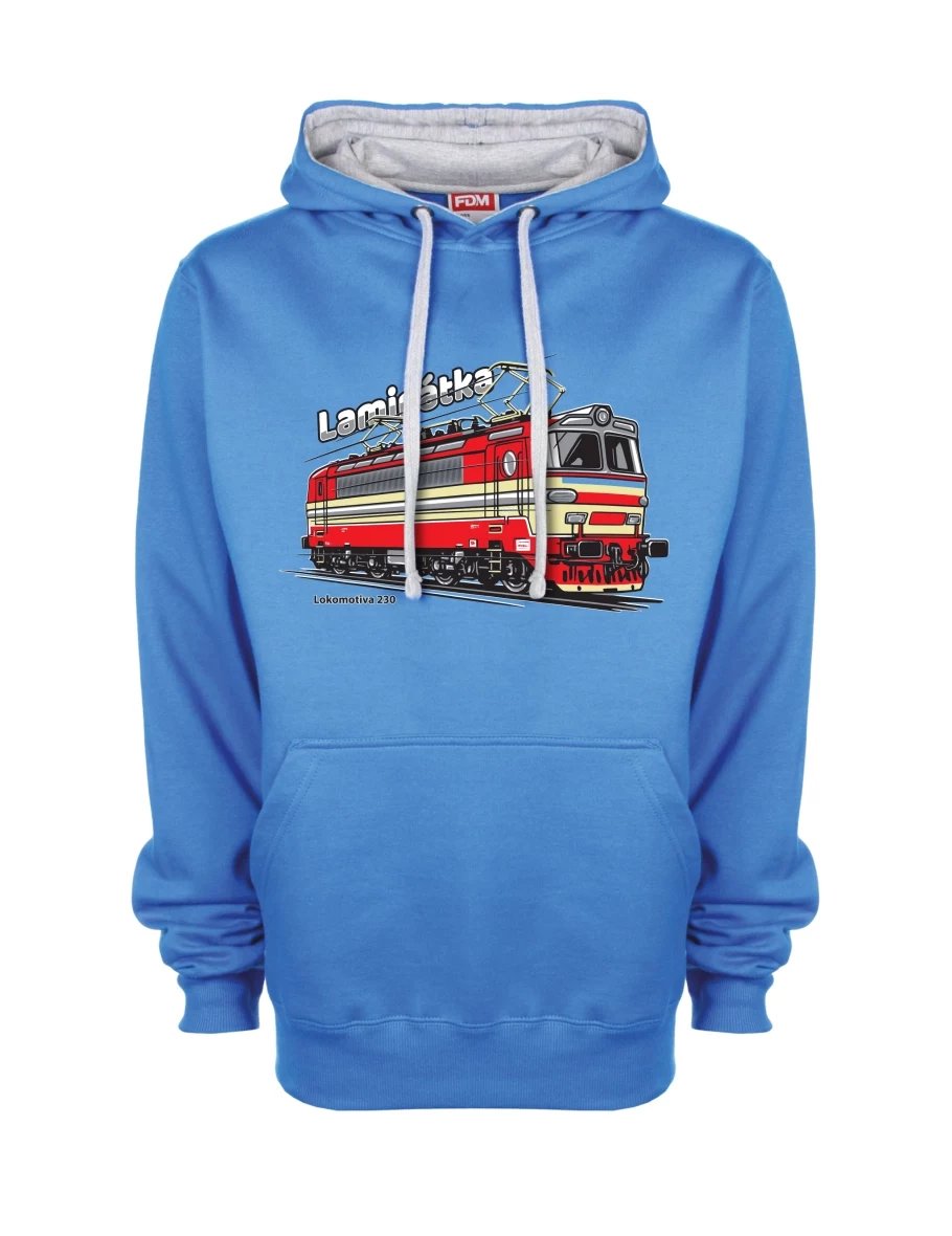 Grey-blue sweatshirt Locomotive 230 “Laminátka”