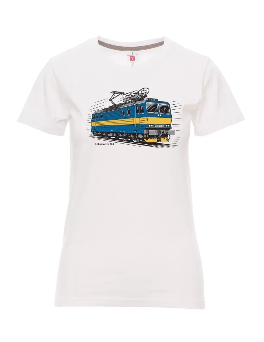 White women´s T-shirt Locomotive 363 “ESO”