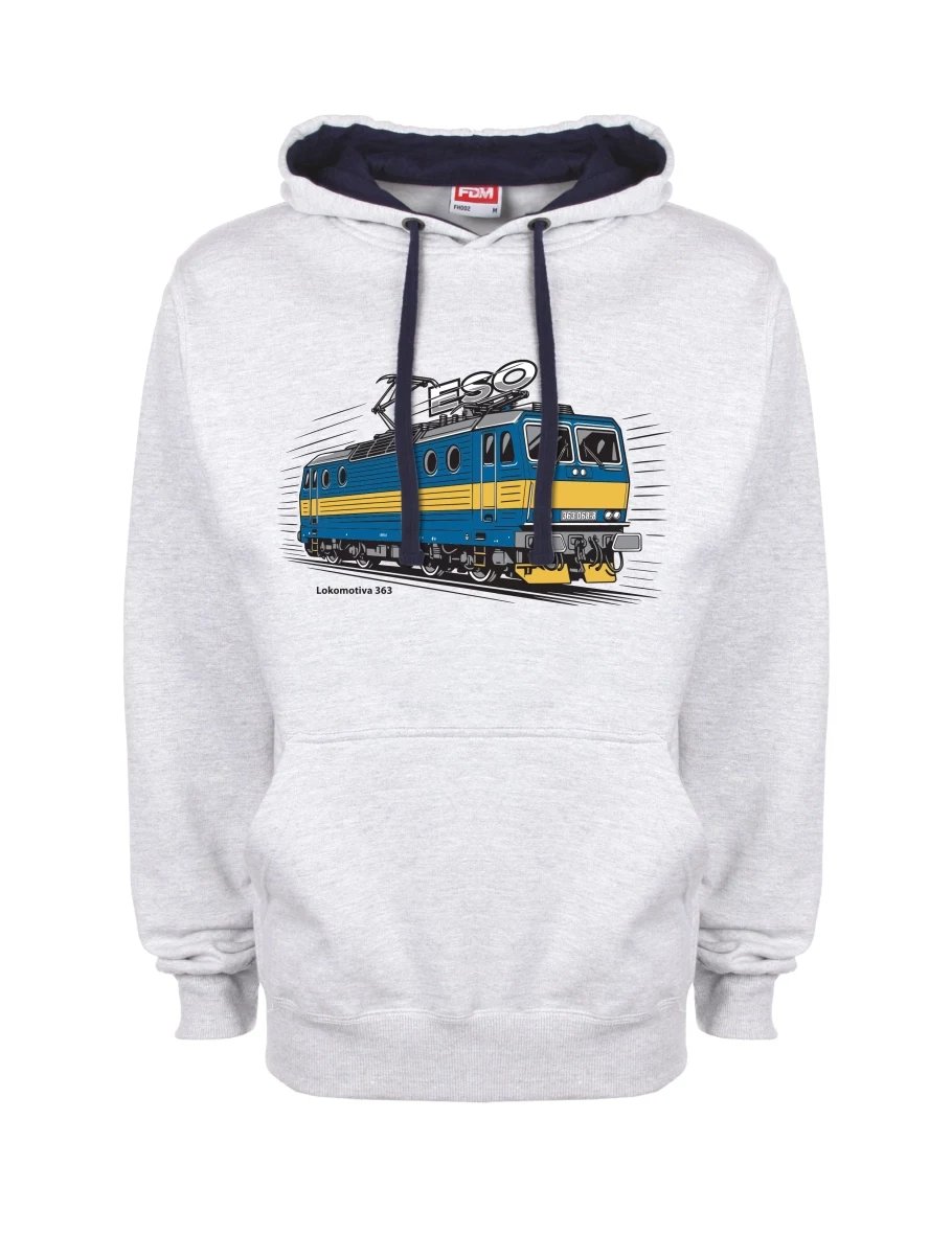 Blue-grey sweatshirt Locomotive 363 “ESO”