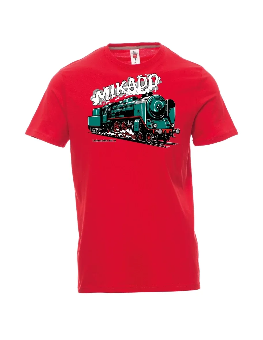 Red men´s T-shirt Locomotive 387.0 “MIKADO”