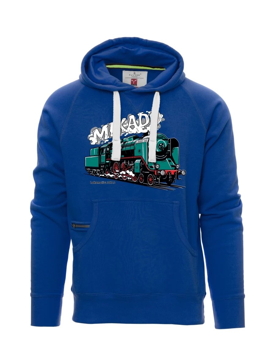 Blue men´s sweatshirt Locomotive 387.0 “MIKADO”