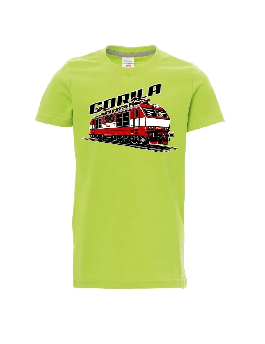 Light green children´s T-shirt Locomotive 350 “Gorila”