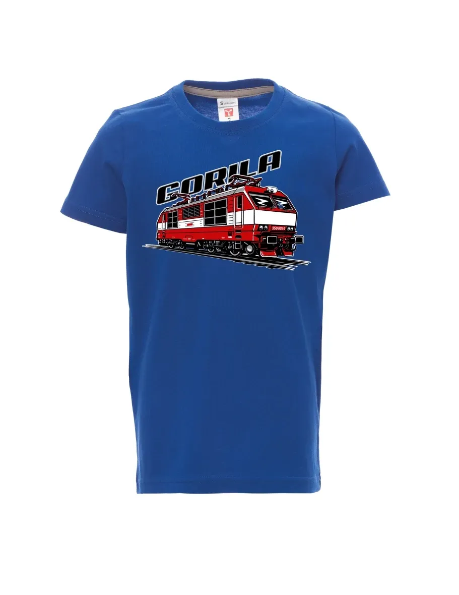 Blue children´s T-shirt Locomotive 350 “Gorila”