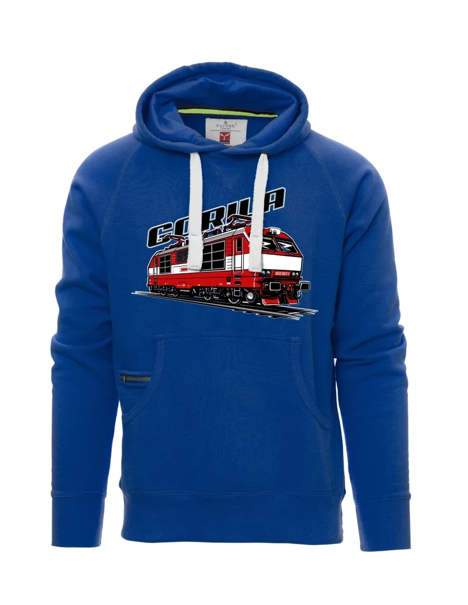 Blue men´s sweatshirt Locomotive 350 “Gorila”