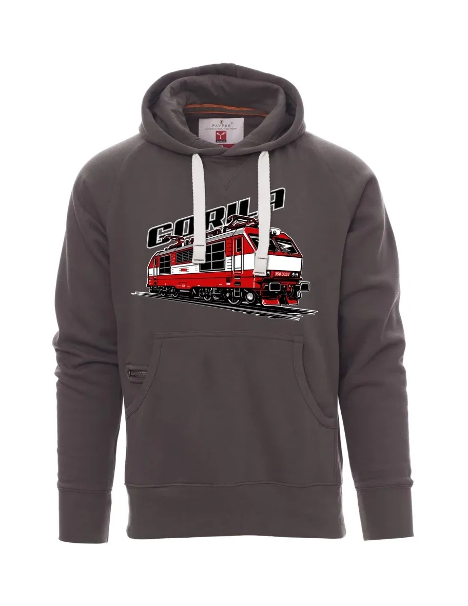 Grey men´s sweatshirt Locomotive 350 “Gorila”