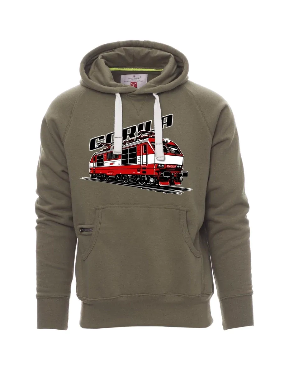 Khaki men´s sweatshirt Locomotive 350 “Gorila”