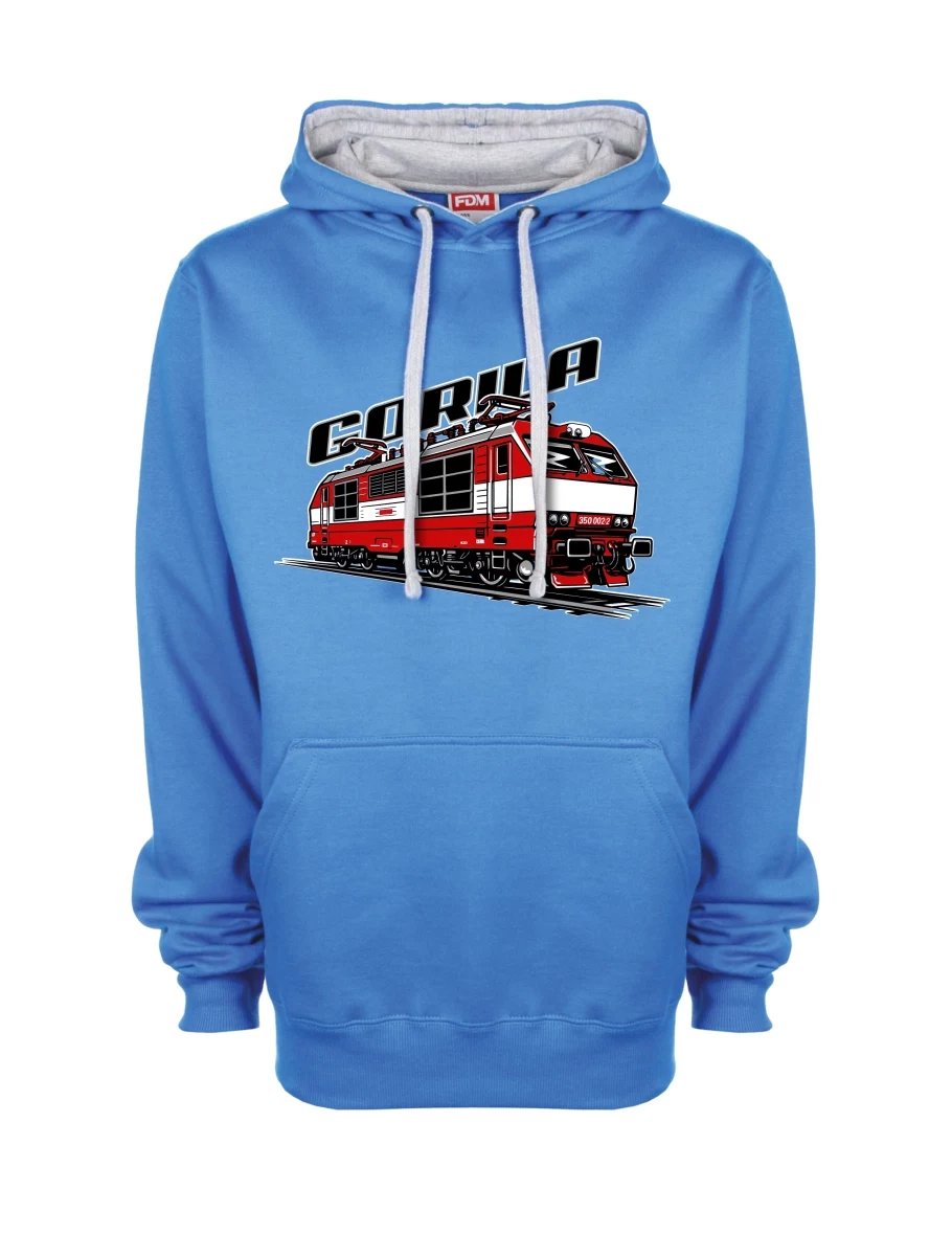 Grey-blue sweatshirt Locomotive 350 “Gorila”