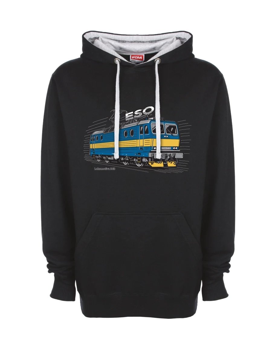 Grey-black sweatshirt Locomotive 363 “ESO”