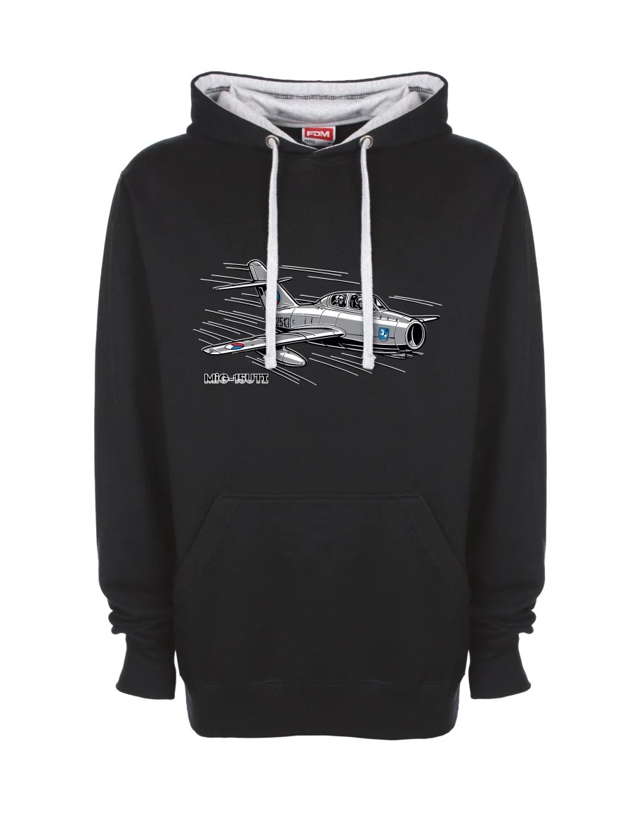 Grey-black sweatshirt Aircraft MiG-15UTI