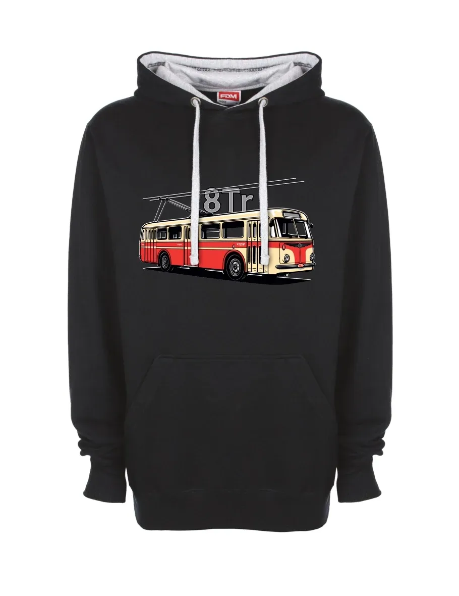 Grey-black sweatshirt Trolleybus 8Tr