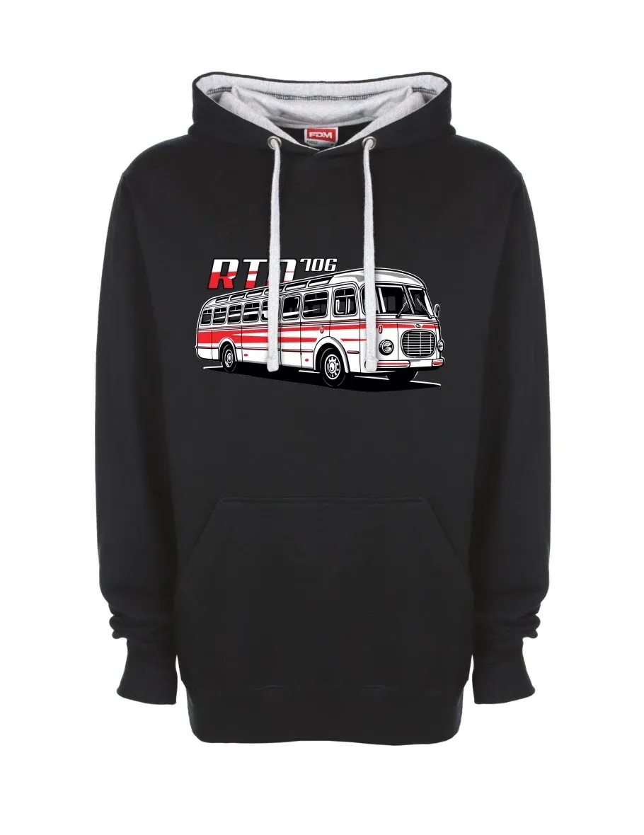 Grey-black sweatshirt Bus RTO 706