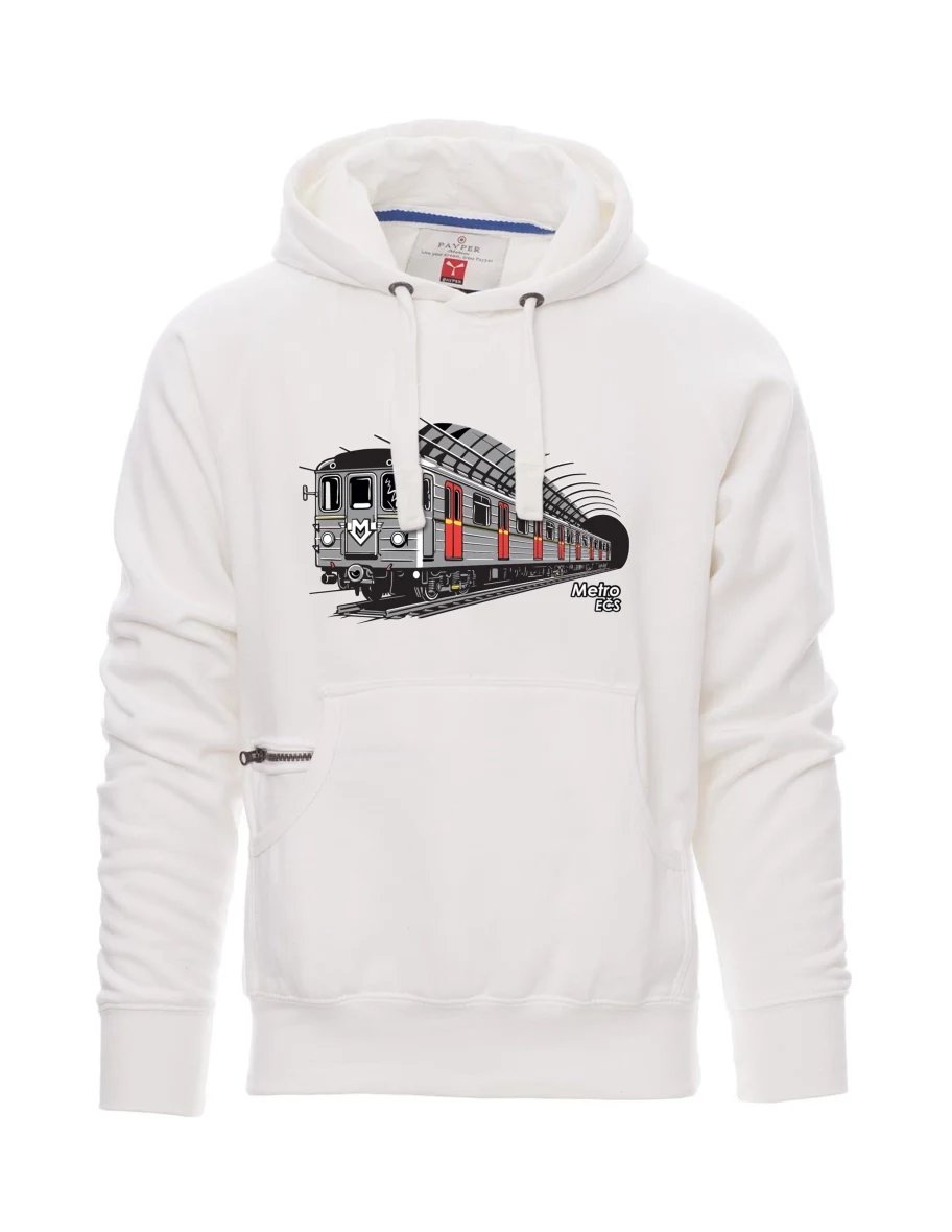 White men´s sweatshirt Metro EČS