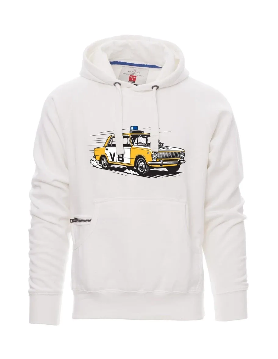 White men´s sweatshirt Car VAZ 2101 VB