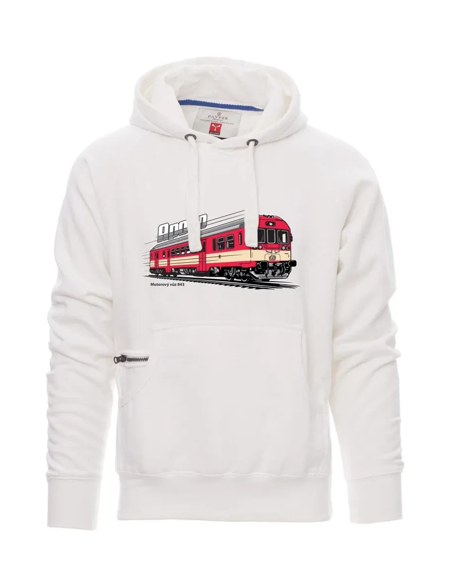 White men´s sweatshirt Railcar 843 “Apollo”