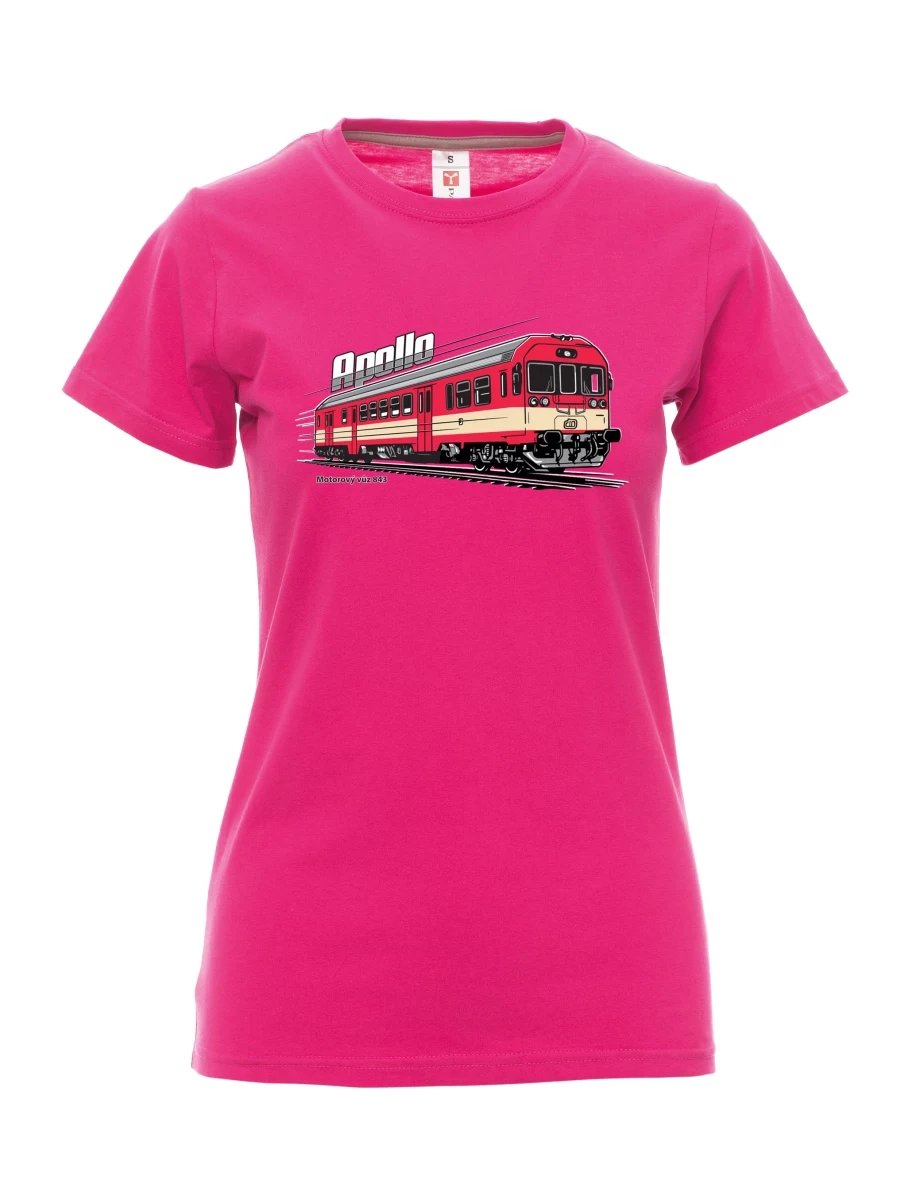 Pink women´s T-shirt Railcar 843 “Apollo”