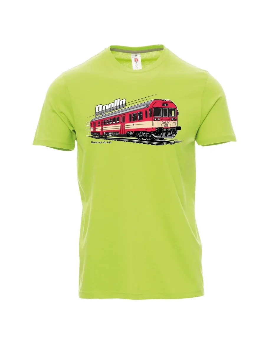 Light green men´s T-shirt Railcar 843 “Apollo”