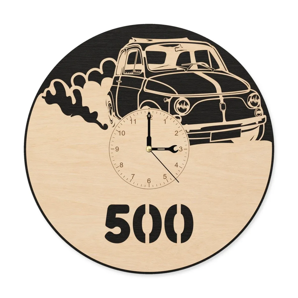 Wooden wall clock – Italian classic 500