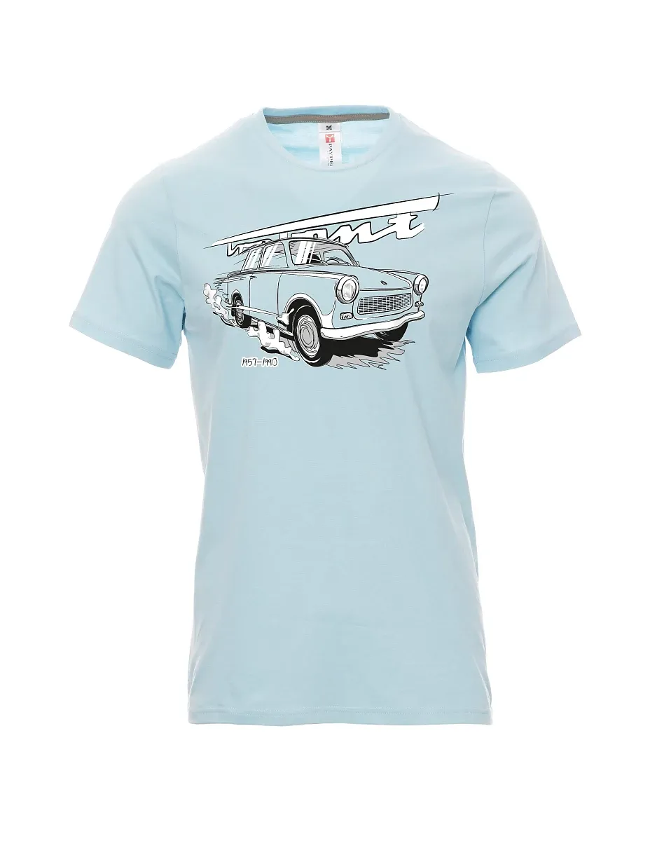 Pale blue men´s T-shirt Trabi 601