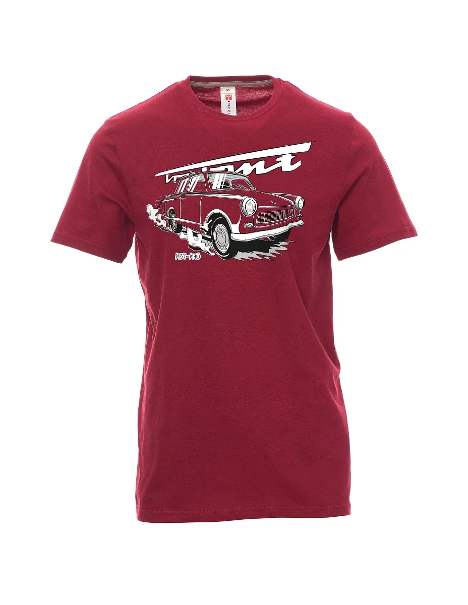Dark red men´s T-shirt Trabi 601