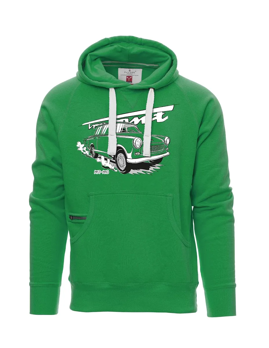 Green men´s sweatshirt Trabi 601