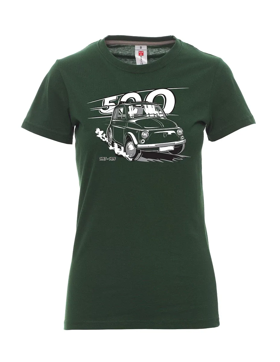 Dark green women´s T-shirt Italian veteran F 500