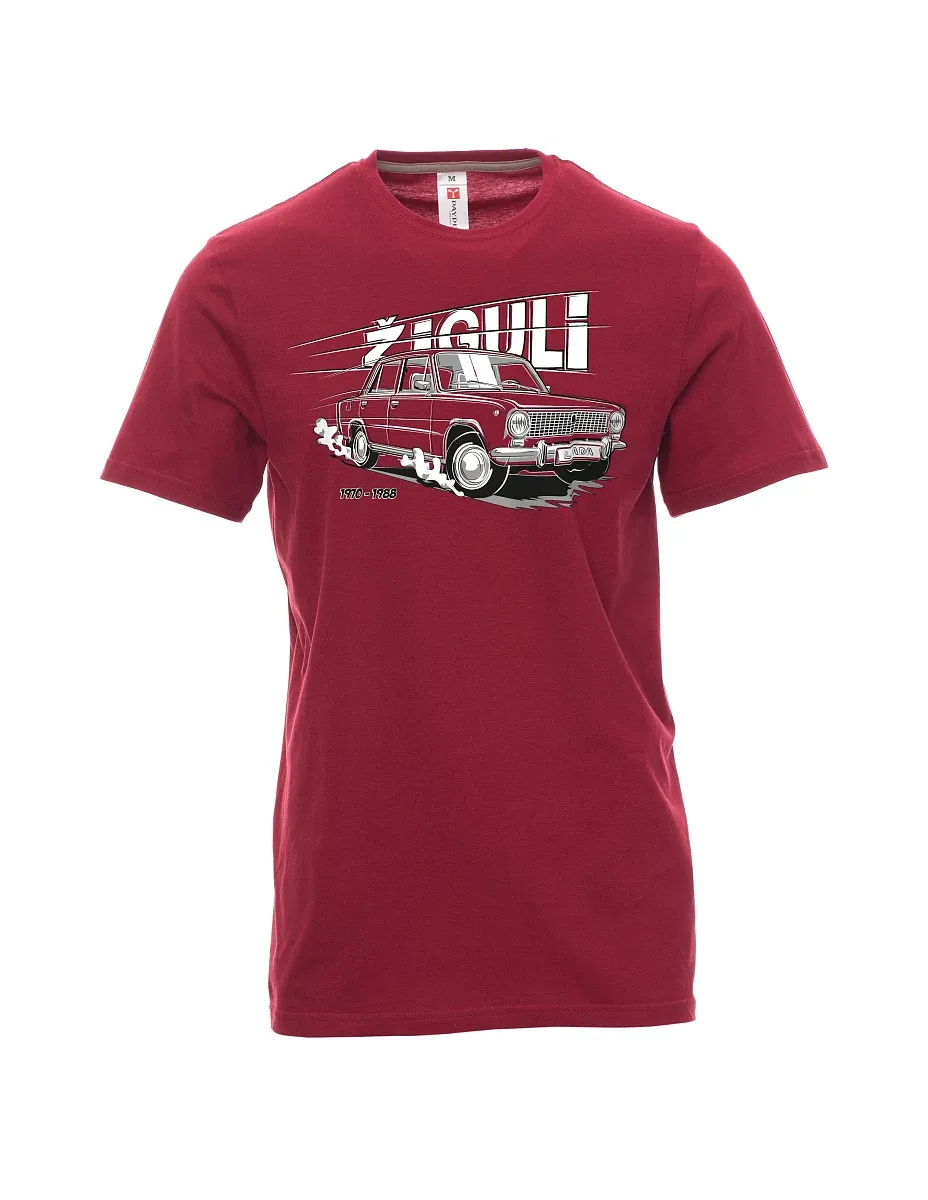 Dark red men´s T-shirt Lada-Žiguli