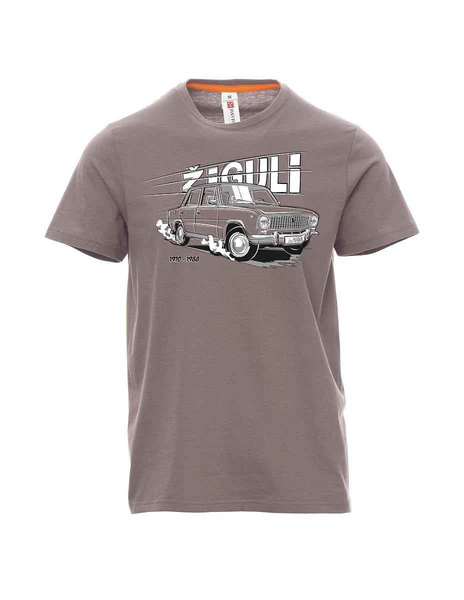 Steel gray men´s T-shirt Lada-Žiguli