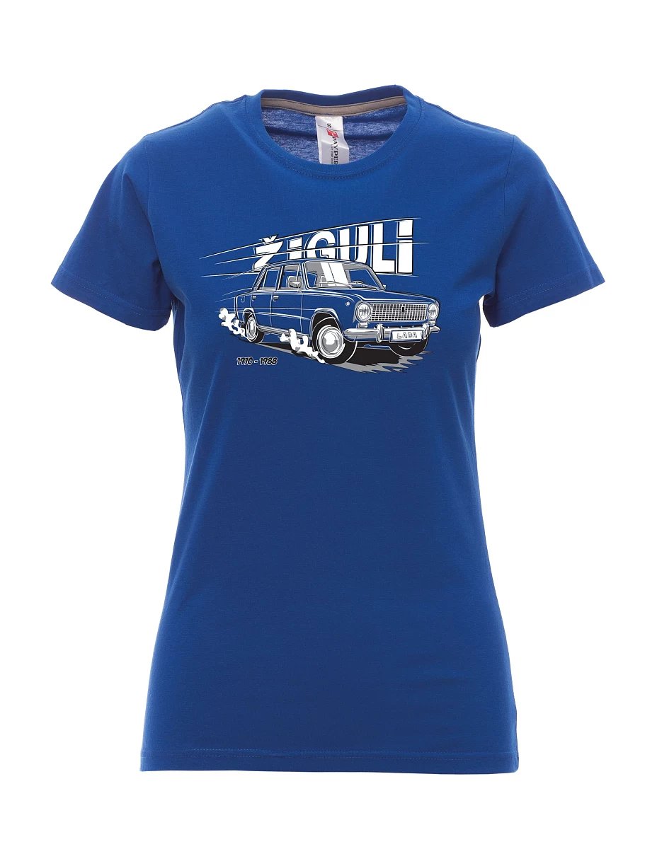 Royal blue women´s T-shirt Lada-Žiguli