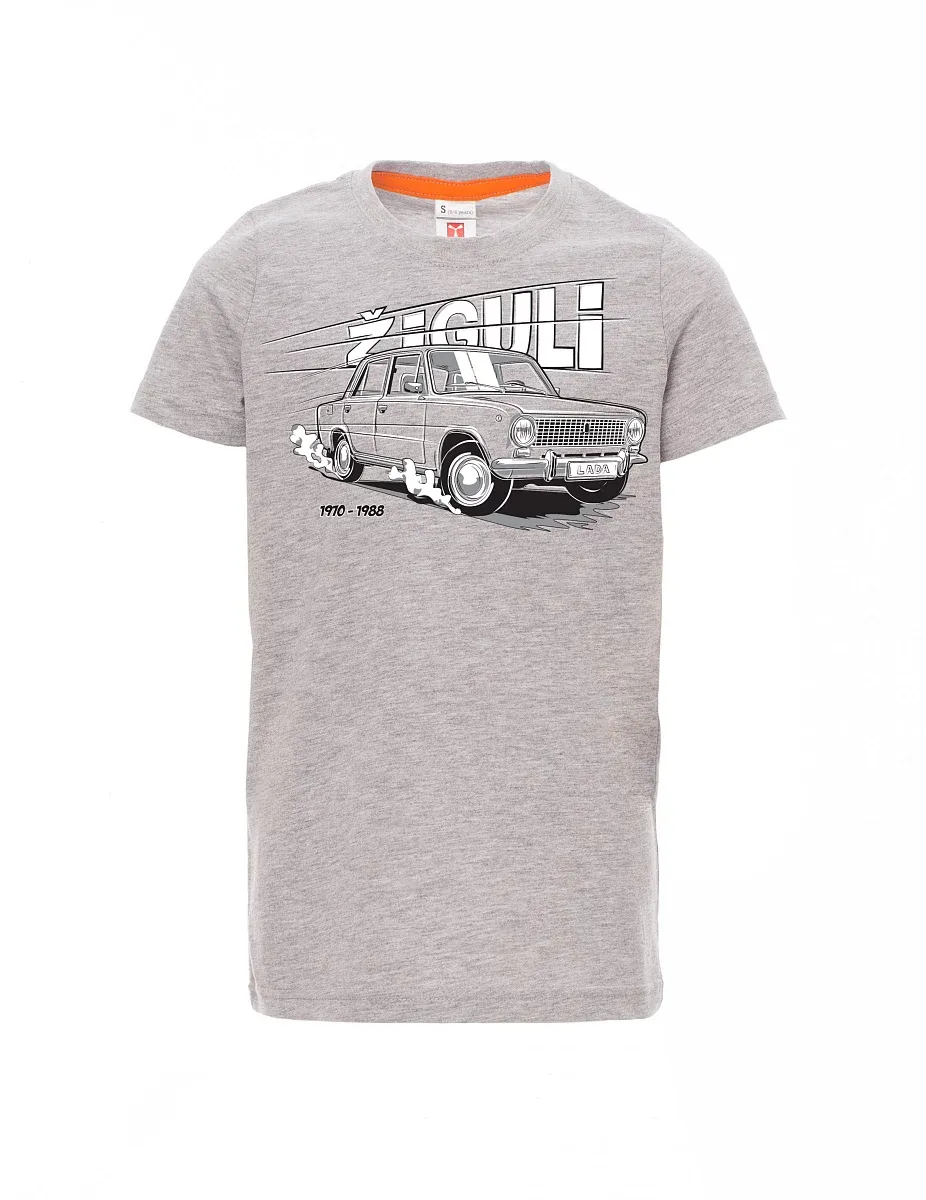 Grey melange children´s T-shirt Lada-Žiguli
