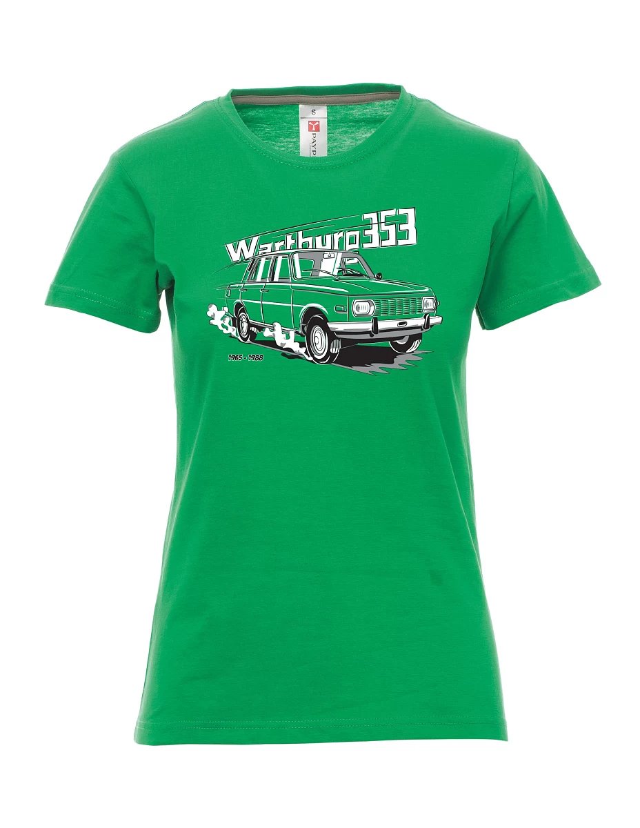 Green women´s T-shirt Wartburg 353