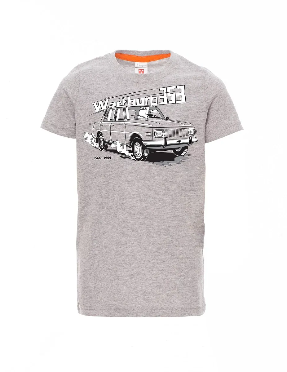 Grey melange children´s T-shirt Wartburg 353