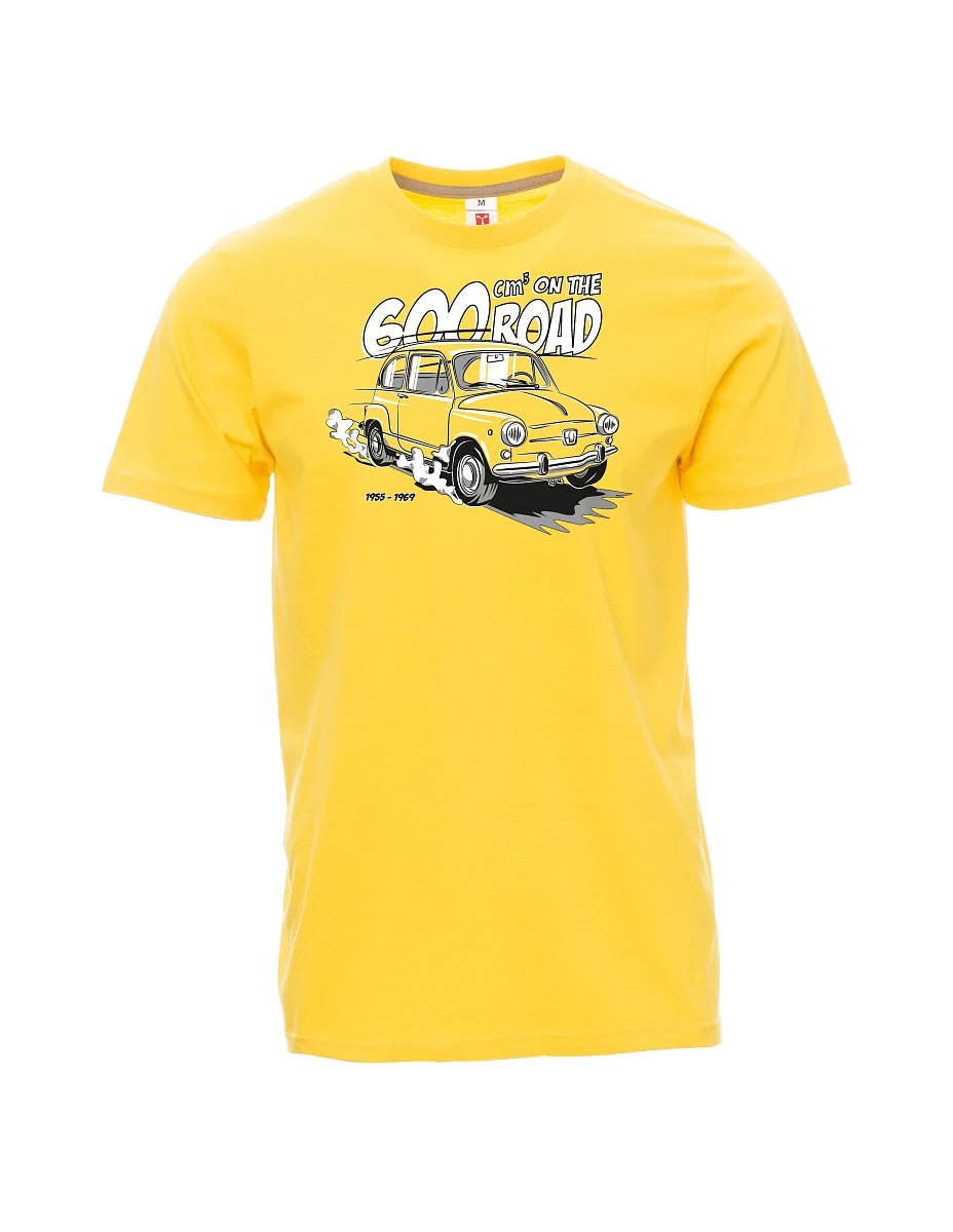 Yellow men´s T-shirt Italian veteran F 600