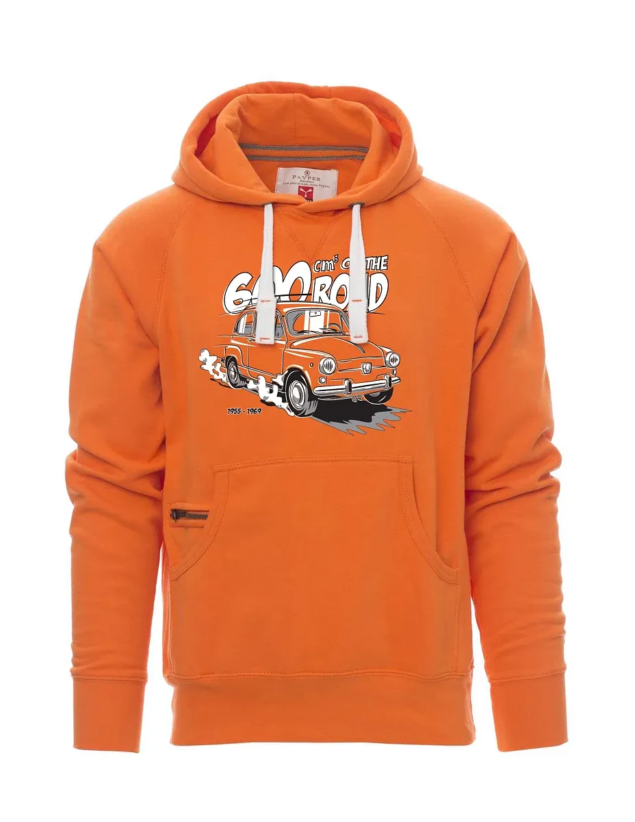 Orange men´s sweatshirt Italian veteran F 600