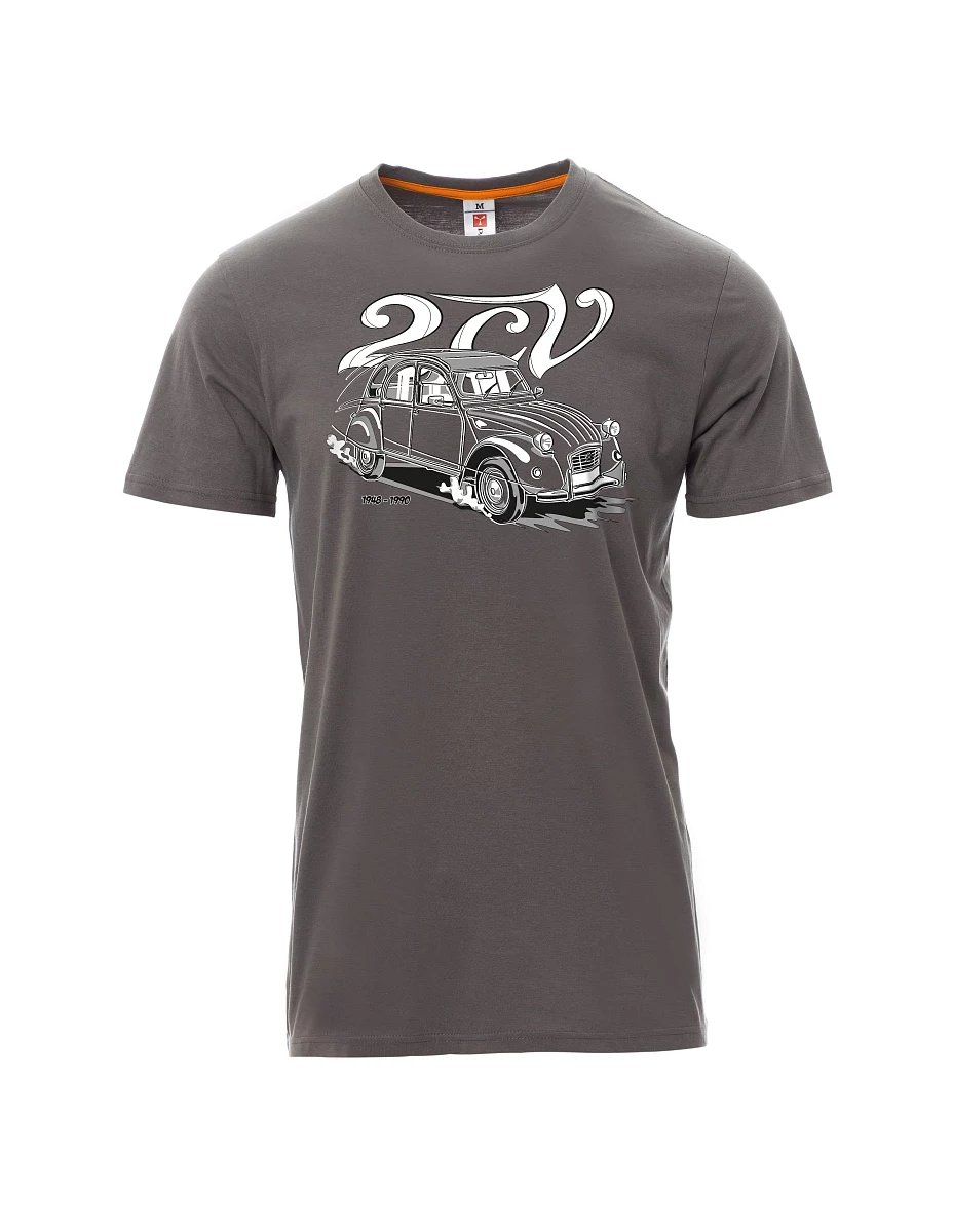 Grey men´s T-shirt 2CV