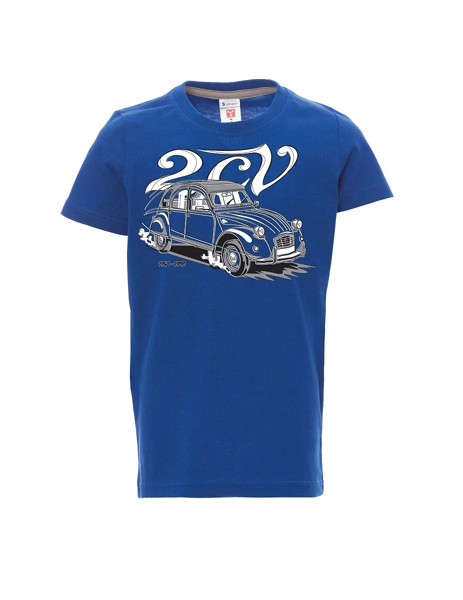 Blue children´s T-shirt 2CV