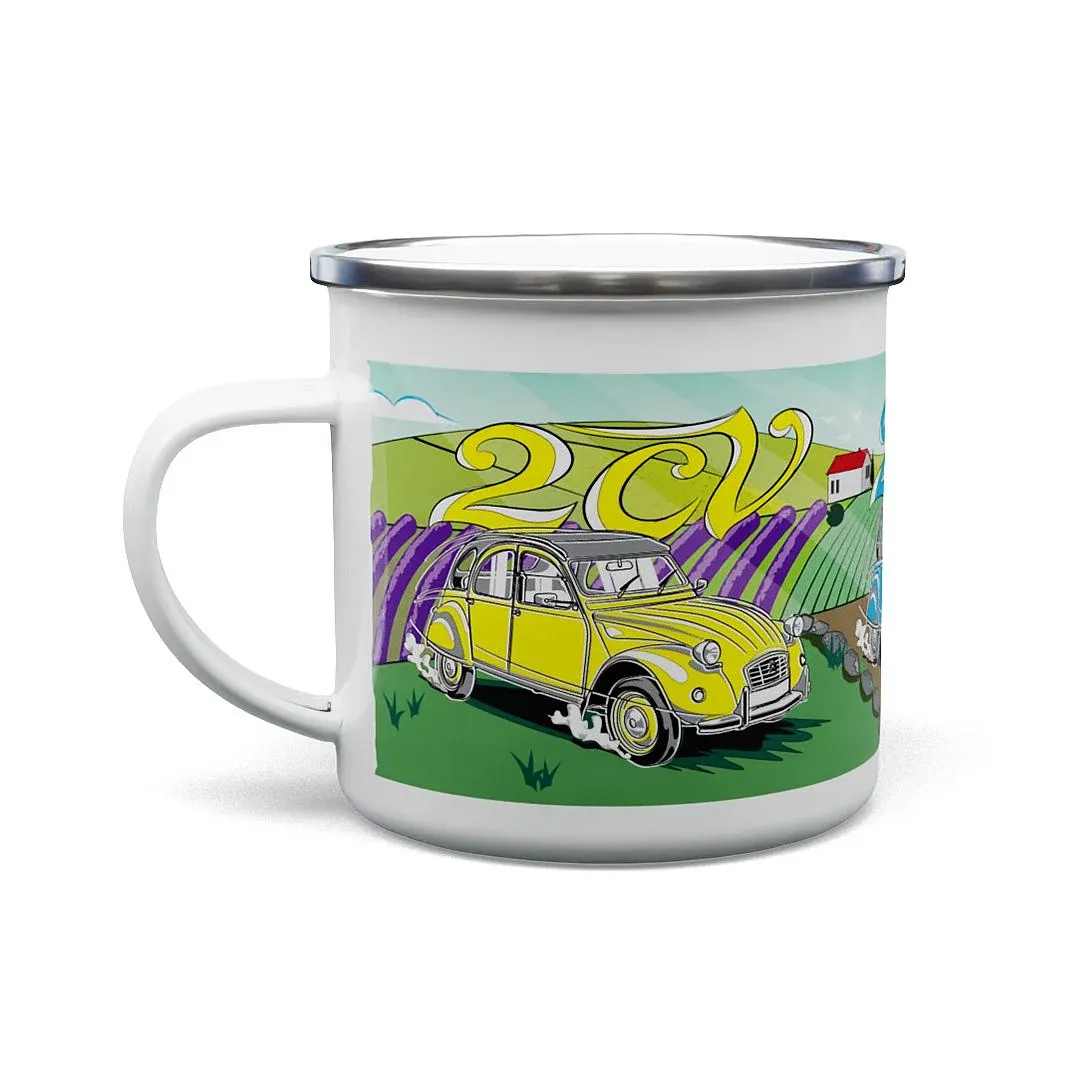 Tin mug 2CV 330 ml